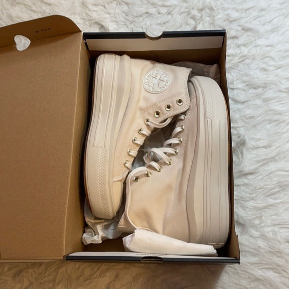 Converse Shoes - BNIB LIMITED EDITION CONVERSE MOVE TAN HIGH TOPS